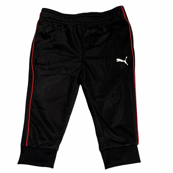 Puma Baby Infant Boys Track Jacket & Joggers Outfit Set Sz 12 Months Black/ Red - Picture 5 of 13